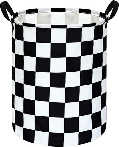 Round Castle Pattern Laundry Hamper Clothes Storage Basket Fabric Storage Hamper Organization Storage Bin, Nursery Box,Gift Basket with Handles in Kuwait