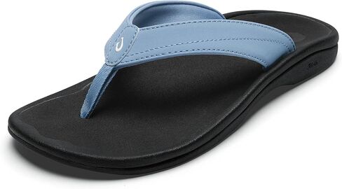 OluKai Ohana Women's Sandals, Water Resistant Flip Flops with Arch Support | Lightweight Comfort for Beach & Travel, Enhanced Traction for Wet Surfaces in Kuwait