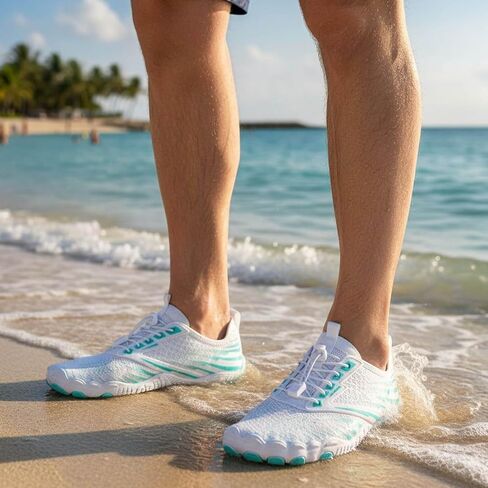 Water Shoes for Women Men, Lightweight Non-Slip Barefoot Footwear, Breathable Aqua Socks for Beach Surfing Running in Kuwait