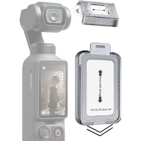 واقي شاشة AMBITFUL لجيب DJI Osmo 3/4، طبقة شاشة لمس من الزجاج المقسى مع واقي عدسة، غطاء واقٍ عالي الدقة مضاد للخدش وبصمات الأصابع، ملحقات الكاميرا الحساسة للمس in Kuwait
