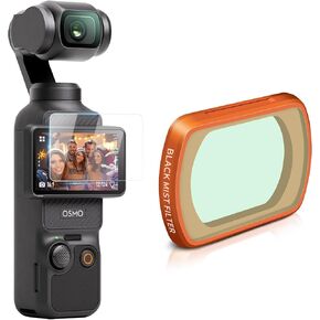 Osmo Pocket 4/Pocket 3 Magnetic ND Filters Set & Black Diffusion 1/4 Filter for DJI Osmo Pocket 4/Pocket 3/Xtra Muse - 4 Pack (Black Mist Filter, ND16, ND64, ND256) in Saudi Arabia