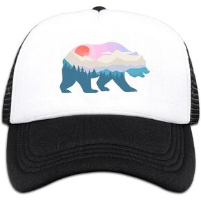 Lightweight Sun Hat for Kid Boys,Mesh Toddler Baseball Cap for Kid Girls,Black Toddler Boys Snapback Hats for Ages 4-8 in Saudi Arabia
