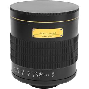500mm F6.3 HighQuality Telephoto Mirror Lens for M4/3 Mount Mirrorl Cameras with D Ical Design (Black) in Kuwait
