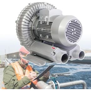 Regenerative Blower High-Pressure Vortex Ring Phase for Sewage Aeration Aquarium Blower Industrial Vacuum Pump,High-Pressure Three Phase Turbine Blower, 380V 370-1500W Regenerative Industri in Kuwait