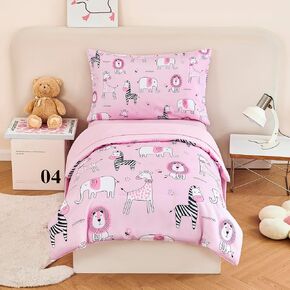 URBONUR 4-Piece Toddler Bedding Set - Ultra Soft Sports Series | Baseball Football Basketball Boys Toddler Comforter Set Navy - Include Comforter, Flat Sheet, Fitted Sheet and Pillowcase in Saudi Arabia