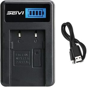 LCD USB Battery Charger for Canon DC310, DC320, DC330, DC410, DC420 DVD Camcorder in Kuwait