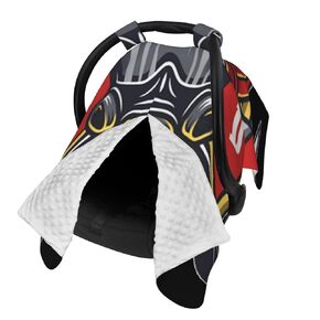 Volunteer Firefighter Baby Car Seat Cover & Breastfeeding Nursing Cover - Breathable Stretch Fabric Multi-Use Nursing Cover for Breastfeeding in Kuwait