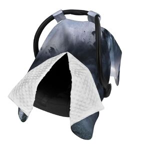 Powerful Tornado Baby Car Seat Cover & Breastfeeding Nursing Cover - Breathable Stretch Fabric Multi-Use Nursing Cover for Breastfeeding in Kuwait