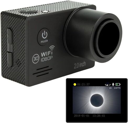 HD 20MP WiFi Electronic Eyepiece Fit For Astronomical Telescope w/ 2" Micro Screen in Kuwait