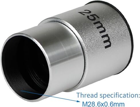 25mm Astronomy Telescope Eyepiece 1.25 Inch with .6X0.6mm Filter Threads Astronomy Telescope Parts Accessories in Kuwait
