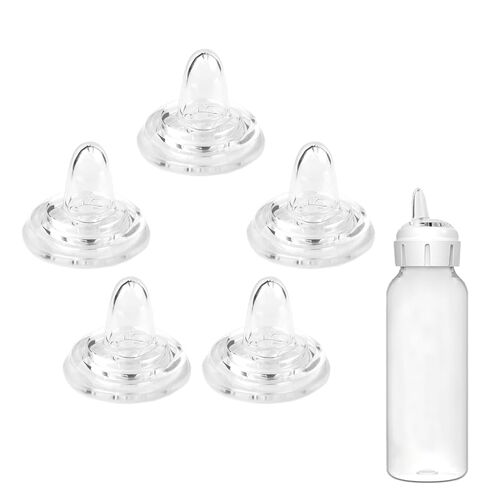 Spout Nipples Compatible with Dr. Brown's Narrow Bottles (5 Pack) | for Sippy Spout Bottles, Replacement Silicone Bottle Sippy Nipple BPA-Free, Soft Transition Spout for Sippy Cups, 6m+ in Kuwait