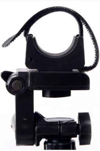 Qianly Flashlight Mount Clip Holder Bike Handlebar Grip Stand Tripod Easy Installation Brackets Fishing Lamp Mount Clamp for 20mm to 50mm Torch in Kuwait