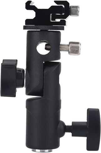 Aluminum Alloy E Type Flash Stand Bracket Hot Shoe Mount Adapter Umbrella Holder in Kuwait