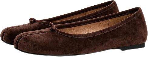 Tabi Ballet Flats for Women Dressy Rounde Split Toe Wide Width Flats Low Heel Comfortable Casual Work Flats Shoes in Kuwait