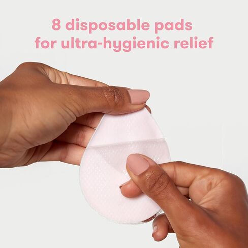 Frida Mom Nursing Pads,Cooling Hydrogel Nipple Pads for Hydration and Soothing Sore Nipples,Breastfeeding Essentials,8ct,(Pack of 2) in Kuwait
