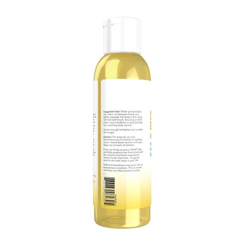 NOW Baby, Soothing Baby Oil, Fragrance Free, 4-Ounce in Kuwait