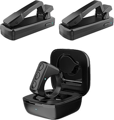 Bluetooth Phone Remote Control Ring - Wireless Page Turner for E-Readers, Smartphones, Tablets - Social Media, Music Player, Camera Shutter Control - iOS Android Compatible - Compact Design (Black) in Kuwait