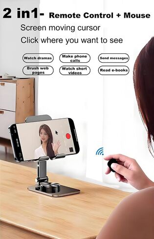 Tiktok Scrolling Ring,Air Finger Ring Mouse with a Touchpad, Portable Handheld Bluetooth 5.4 Wireless Scroller Remote Control Page Turner for i-Phone/i-Pad/Android/PC/Camera/Video Recording/Kindle App in Kuwait