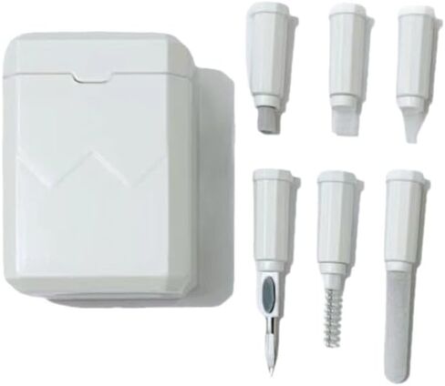 Cleaner Kit for Earphones, Multi-Tool Phone Cleaning Kit, Cell Phone Cleaning Repair & Recovery Charging Port, Easy to Store and Carry Design in Kuwait