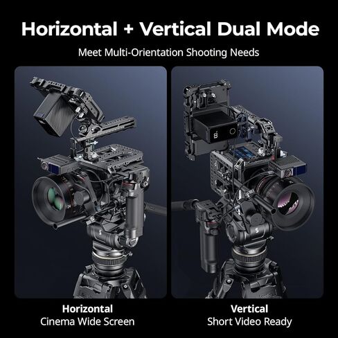 SmallRig Cage Kit for Blackmagic Pyxis 6K/12K, Modular Camera Cage with Top & Side Plates, for DJI Focus Pro LiDAR, SSDs, with ARRI 3/8" Locating Holes, NATO Rail, Cold Shoe - 5281 in Saudi Arabia