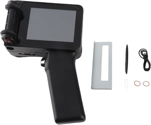 Handheld Inkjet Printer, Portable Mini Inkjet Printer with HD LED Touch Screen, Ideal for QR Code and Barcode Printing on Various Materials in Kuwait