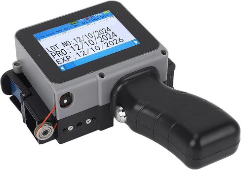 Handheld Inkjet Printer, Portable Inkjet Printer with Touch Screen, Mini Printing Machine for QR Code and Barcode Printing on Various Materials in Kuwait