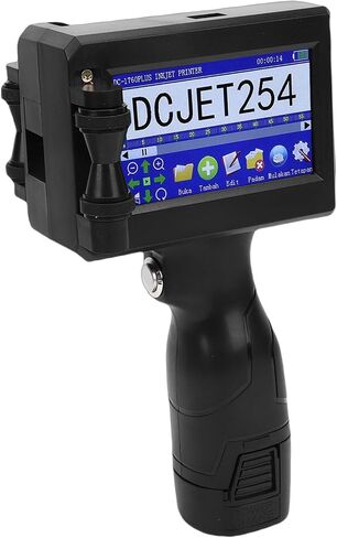FTVOGUE Handheld Inkjet Printer, Portable Mini Printer with HD Touch Screen, Smart CPU for Printing Barcodes on Various Materials in Kuwait