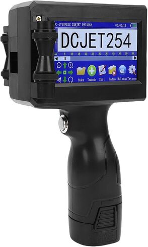 FTVOGUE Handheld Inkjet Printer, Portable Mini Printer with HD Touch Screen, Smart CPU for Printing Barcodes on Various Materials in Kuwait