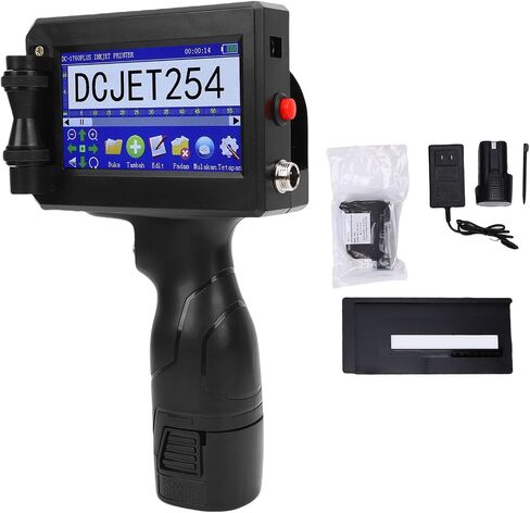 FTVOGUE Handheld Inkjet Printer, Portable Mini Printer with HD Touch Screen, Smart CPU for Printing Barcodes on Various Materials in Kuwait
