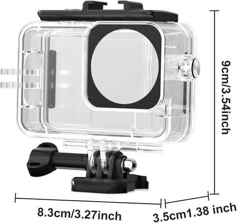 Waterproof Diving Case for DJI Osmo Action 6 Camera, 45M 45M/148FT Diving Housing Shell Action 6 Underwater Camera Snorkeling with 1/4 Adapter Mount, Action6 Accessories Kit in Kuwait