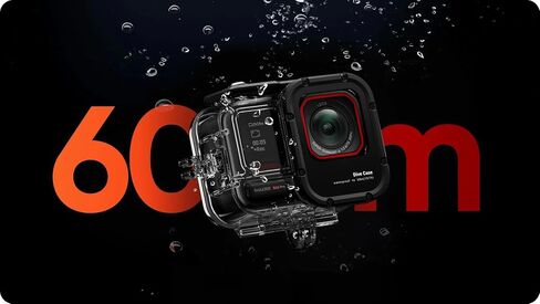 Insta360 Underwater Case Compatible with Ace Pro 2 60 Meters Water Resistant Clear Glass Lens in Kuwait