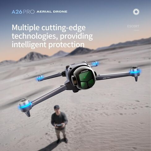 GPS Drone with 4K UHD Camera for Adults, Airdrop Drones, Obstacle Avoidance, One-Key Payload Drop Delivery Function, 4.5 Inch Screen Remote Controller, Foldable FPV Quadcopter with Auto Return, Long Flight Time, Ideal for Outdoor Shooting Camping Fishing  in Kuwait