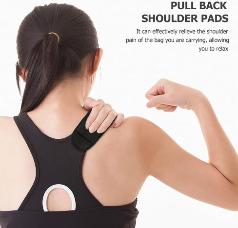 Removable Shoulder Pad for Bag Straps Weight Reduction Pad for Backpack Camera Laptop Sling Bag Guitar 3.5-5cm Adjustable Nylon Shoulder Strap Cushion in Kuwait