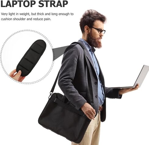 Removable Shoulder Pad for Bag Straps Weight Reduction Pad for Backpack Camera Laptop Sling Bag Guitar 3.5-5cm Adjustable Nylon Shoulder Strap Cushion in Kuwait
