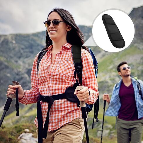 Removable Shoulder Pad for Bag Straps Weight Reduction Pad for Backpack Camera Laptop Sling Bag Guitar 3.5-5cm Adjustable Nylon Shoulder Strap Cushion in Kuwait