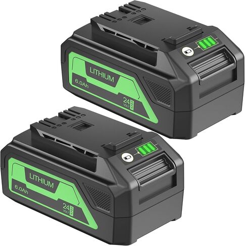 6000mAh High Capacity Battery Replacement for Greenworks 24V Battery | Compatible with 29842 29852 LB24A020 BAG709 BAG708and All 24V Cordless Tools, Delivering Extended runtime. in Saudi Arabia