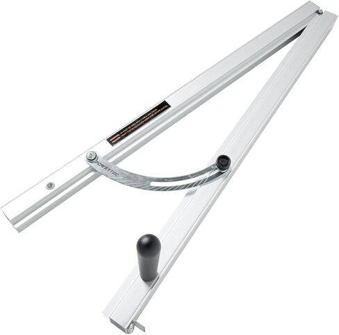 POWERTEC Table Saw Tapering Jig for Angle Cutting | 24-Inch Lightweight Aluminum Rails and Laser Engraved Scale, 15 Degrees of Taper, 1 PK (71035V) in Kuwait