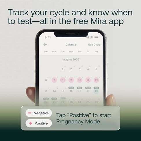 Mira Early Detection Pregnancy Test, 10 MIU/mL hCG Sensitivity, 2 Tests in Kuwait