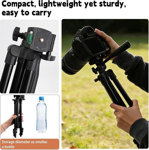 1 Piece Portable Foldable Black Desktop Camera Tripod Stand for Nikon Sony Samsung Olympus DSLR Camera Tripod Load Capacity,Under 2kg in Kuwait
