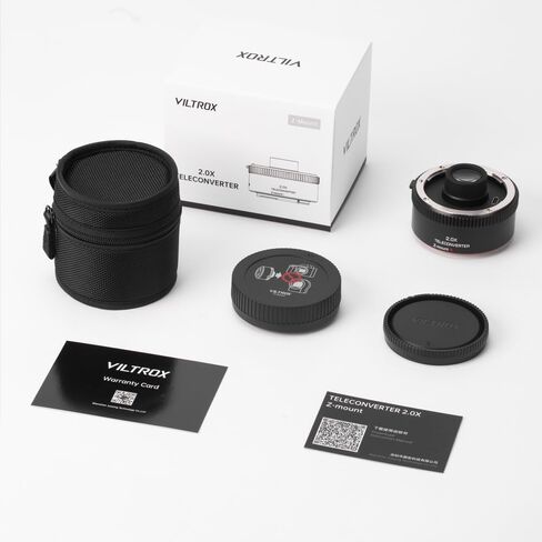 VILTROX TC-2.0X Auto Focus 2.0X Teleconverter Extender Converter Lens for Nikon Z-Mount Telephoto Lens 70-200mm f/2.8 100-400mm f/4.5-5.6 400mm f/4.5 VR S in Kuwait