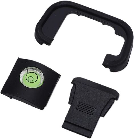 Zopsc Viewfinder Eyecup, Replacement Eyepiece Fit for RP R8 Cameras, Silicone Rubber Eye Cup with Hot Shoe Cover Level, Portable Camera Accessories for Photography in Kuwait