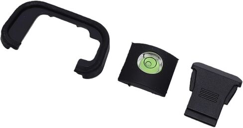 Zopsc Viewfinder Eyecup, Replacement Eyepiece Fit for RP R8 Cameras, Silicone Rubber Eye Cup with Hot Shoe Cover Level, Portable Camera Accessories for Photography in Kuwait
