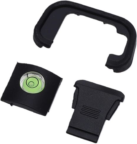Zopsc Viewfinder Eyecup, Replacement Eyepiece Fit for RP R8 Cameras, Silicone Rubber Eye Cup with Hot Shoe Cover Level, Portable Camera Accessories for Photography in Kuwait