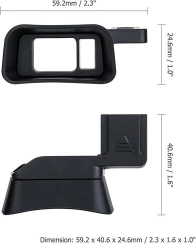 Long Soft Silicone Camera Viewfinder Eyecup Eyepiece Eyeshade for Fujifilm for Fuji X-E3 XE3 Mirrorless Camera Eye Cup Protector in Kuwait