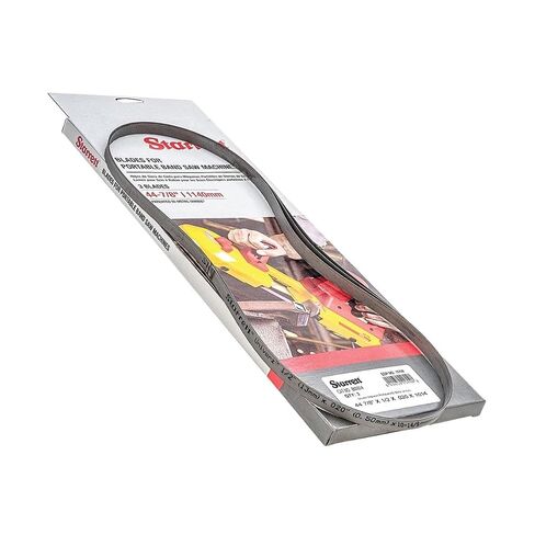 Starrett Univerz Bi-Metal Portaband Saw Blade - Ideal for Metal Workshops, Construction Jobs, Hobbyists and DIY - 3 Ft. 8-7/8", 1/2" Width, .02" Thickness, 18 TPI - BM18 in Kuwait