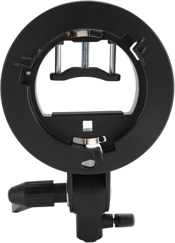 Tbest Camera Flash Bracket Holder Plastic Metal Round Head Camera Flash Bracket S Type V850 V860III TT685 Mount Portrait Event Indoor Outdoor Photography in Kuwait