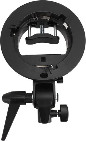 Tbest Camera Flash Bracket Holder Plastic Metal Round Head Camera Flash Bracket S Type V850 V860III TT685 Mount Portrait Event Indoor Outdoor Photography in Kuwait