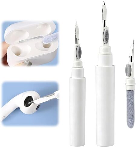 Earphone Cleaning Kit Phone Cleaner- Wireless Bluetooth Earphone Maintenance Brush, Charging Port Cleaner Earbud Cleaning Kit (Blue) in Kuwait
