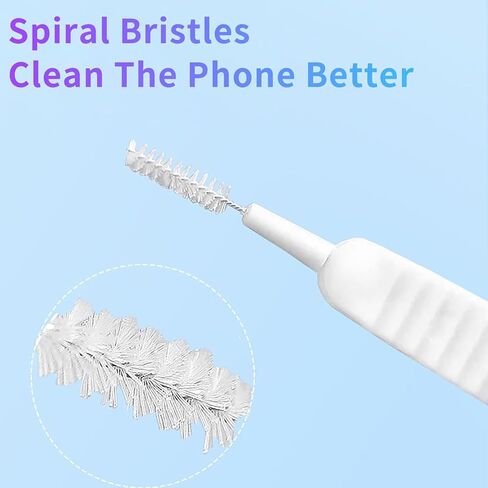 Charging Port Cleaning Kit - Professional Detailing Tools | Cell Phone Cleaning Kit with Dust Plug,for Electronic Care Tablet Laptop Daily Maintenance Home Travel Device Upkeep in Kuwait