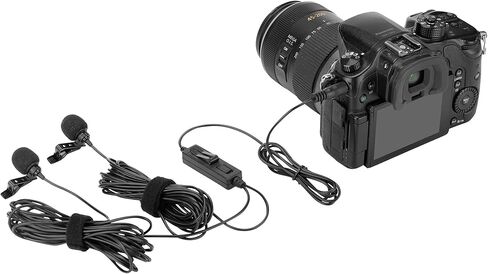 Saramonic LavMicro 2M | Dual Lavalier Microphones for Cameras, Smartphones, Tablets, Recorders, Mixers, & More in Kuwait